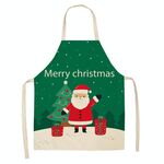 2 PCS Tessuto Biancheria per la pulizia Grembiule di Natale Decorazione della festa di Natale Grembiule, Specifiche: 68x55cm (WQ-001527)