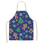 2 PCS Tessuto Biancheria per la pulizia Grembiule di natale Decorazione della festa di Natale Grembiule, Specifiche: 68x55cm (WQ-001528)
