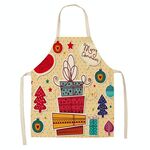 2 PCS Tessuto Biancheria per la biancheria per la pulizia Grembiule di Natale Decorazione del partito Grembiule, Specifiche: 68x55cm (WQ-001531)