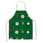 2 PCS Tessuto Biancheria per la biancheria per la pulizia Grembiule di Natale Party Decorazione Grembiule, Specifica: 68x55cm (WQ-001533)