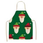 2 PCS Tessuto Biancheria per la biancheria per la pulizia Grembiule di Natale Decorazione del partito Grembiule, Specifica: 68x55cm (WQ-001534)