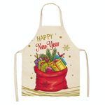 2 PCS Tessuto Biancheria per la pulizia Grembiule di natale Decorazione della festa di Natale Grembiule, Specifica: 68x55cm (WQ-001505)