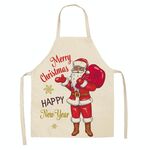 2 PCS Tessuto Biancheria per la pulizia Grembiule di natale Decorazione della festa di Natale Grembiule, Specifiche: 68x55cm (WQ-001506)