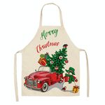 2 PCS Tessuto Biancheria per la biancheria per la pulizia Grembiule di Natale Decorazione della festa Grembiule, Specifiche: 68x55cm (WQ-001508)