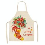 2 PCS Tessuto Biancheria per la biancheria per la pulizia Grembiule di Natale Party Decorazione Grembiule, Specifica: 68x55cm (WQ-001510)