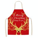 2 PCS Tessuto Biancheria per la biancheria per la pulizia Grembiule di Natale Party Decorazione Grembiule, Specifiche: 68x55cm (WQ-001512)