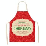 2 PCS Tessuto Biancheria per la biancheria per la pulizia Grembiule di Natale Party Decorazione Grembiule, Specifiche: 68x55cm (WQ-001519)