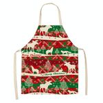 2 PCS Tessuto Biancheria per la biancheria per la pulizia Grembiule di Natale Decorazione del partito Grembiule, Specifica: 68x55cm (WQ-001520)
