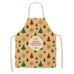 2 PCS Tessuto Biancheria per la pulizia Grembiule di natale Decorazione della festa di Natale Grembiule, Specifiche: 68x55cm (WQ-001522)