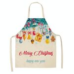 2 PCS Tessuto Biancheria per la pulizia Grembiule di natale Party Decoration Grembiule, Specificazioni: 68x55cm (wq-001525)