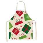 2 PCS Tessuto Biancheria per la pulizia Grembiule di natale Decorazione della festa di Natale Grembiule, Specifica: 47x38cm (WQ-001501)