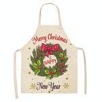 2 PCS Tessuto Biancheria per la pulizia Grembiule di natale Party Decoration Grembiule, Specifiche: 47x38cm (WQ-001502)