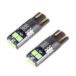 2 PCS T10 / W5W / 168 DC12-24V / 1.8W / 6000K / 140LM ​​Auto Clearance Light 4LEDS SMD-3030 Perline lampada con decodifica e corrente costante (luce ghiacciata)