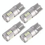 4 pezzi T10 DC12V / 2W Auto Clearance Light 9leds SMD-3030 perline della lampada (Ice Blue Light)