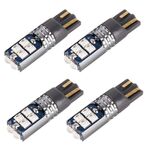 4 pezzi T10 DC12V / 2W Auto Clearance Light 10LEDS SMD-3030 perline lampada (luce blu)
