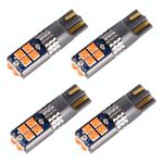 4 PCS T10 DC12V / 2W Auto Clearance Light 10LEDS SMD-3030 perline della lampada (luce rosa)