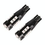 2 PCS T10 DC12V / 6.5W Auto Clearance Light a 15LEDS SMD-3030 Lampada perline (luce blu)