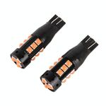 2 PCS T10 DC12V / 6.5W Auto Clearance Light 15eds SMD-3030 perline lampada (luce rosa)
