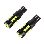2 PCS T10 DC12V / 6.5W Auto Clearance Light a 15LEDS SMD-3030 perline della lampada (luce verde)