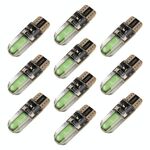 10 pz T10 DC12V / 1W Lampada da calibro di calibro auto perline perline (luce ghiacciata)
