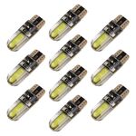 10 PCS T10 DC12V / 1W Lampada da calibro di calibro auto perline (luce bianca)