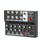 Effettore microfono miscelatore a 8 canali AQA (nero)