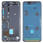 Front Housing LCD Frame Bezel Plate for Xiaomi Mi Note 10 Lite M2002F4LG, M1910F4G (Black)