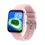 Orologio intelligente dello schermo a colori P25 da 1,69 pollici, IP68 impermeabile, supporto per il monitoraggio della frequenza cardiaca / monitoraggio della pressione sanguigna / monitoraggio dell'ossigeno del sangue / monitoraggio del sonno (rosa)