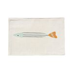 Matrimoniale in cotone e lino doppio strato plus antiscivolo punto mediterraneo semplice fresco geometrico placemat tappeto tavolino da tavolo (osso pesce)