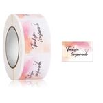 5 rotoli GRAZIE GRAZIE Etichetta Seal Decoration Sticker, Dimensione: 2.5x3.7cm (HA071)