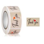 5 rotoli GRAZIE ETICHETTA Etichetta Seal Decoration Sticker, Dimensioni: 2.5x3.7cm (HA074)