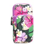2 Pz B031 Esecuzione del telefono cellulare Sport Borsa per braccio sportivo all'aperto Sport per il cellulare Borsa da cellulare Borsa da polso (viola)