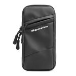 Borsa per il braccio del braccio del braccio del telefono cellulare che esegue la borsa del telefono della fitness di yoga di yoga (B221 Black)