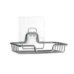 Rack di stoccaggio di sapone da bagno in acciaio inox 4 pezzi in acciaio inox, Stile: Strato singolo con adesivo