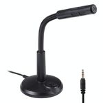 Microfono del computer senza spina da M-309 da 3,5 mm (nero)