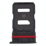 Vassoio della scheda SIM + vassoio della carta SIM per Asus Zenfone 8 ZS590KS (nero smerigliato)