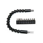 2 Set Drill Electric Trapano universale Accoppiamento Accoppiamento Bit Set multifunzionale Set di accessori per trapano elettrico per albero flessibile, Stile: 11 PZ / Set