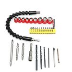 2 Set Drill Electric Trapano universale Accoppiamento Accoppiamento Bit Set multifunzione Ambito flessibile Elettrico Set di accessori per trapano, Stile: 32 PC / Set