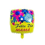 10 PCS 18 pollici Spagnolo Della Madre Giorno Palloncino Fumetto a forma di alluminio Palloncino Balloon Bambini Decorazione del partito Palloncino (Giallo)