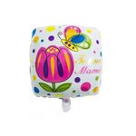 10 PCS 18 pollici Spagnolo Della Madre Giorno Palloncino Fumetto a forma di Pellicola Alluminio Palloncino per bambini Decorazione del partito Balloon Balloon (bianco)
