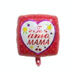 10 PCS 18 pollici Spagnolo Della Madre Giorno Palloncino Fumetto a forma di alluminio Palloncino Balloon Bambini Decorazione del partito Palloncino (rosso)