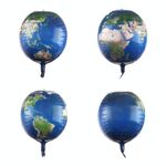 10 PCS Space Pallone in alluminio Palloncino Bambini Decorare Birthday Party Decoration Balloons, Stile: Terra