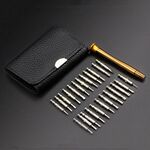25 in 1 custodia in pelle multifunzione Cassa in pelle manuale SET SET SET Strumento di riparazione del notebook del telefono cellulare (con magnetico)