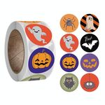 10 PZ Adesivi di Halloween Decorazioni regalo Decorazione di cottura Torta di imballaggio Ambientazione di imballaggio, Dimensioni: 2,5 cm / 1 pollice (A-125)