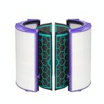 Accessori per filtro purificatore d'aria per Dyson TP04 / DP04 / HP04, Specifica: 1 Set Filtro + 1 Set Carbon Attivato