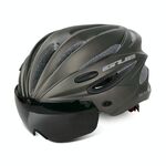 GUB K80 Plus Casco da bici con visiera e occhiali (colore in titanio)