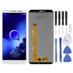 Schermo LCD OEM per Alcatel 1S (2019) OT5024 5024 5024D 5024A 5024J con digitalizzatore assemblaggio completo (bianco)