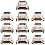 Per vivo X60 / X60t V2045 V2046A V2085A 10 pezzi Connettore porta di ricarica
