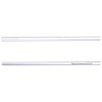 1 paio di metallo laterale laterale della parte laterale per Sony Xperia Xa2 Ultra (Argento)