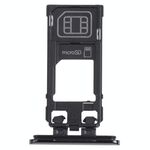 Vassoio della scheda SIM + vassoio della scheda Micro SD per Sony Xperia 5 (nero)